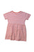 A Pink Short Sleeve Dresses from Joules in size 3T for girl. (Back View)