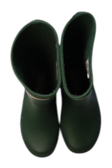 A Green Rain Boots from Hunter in size 5T for neutral. (Back View)