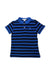A Blue Short Sleeve Polos from Burberry in size 4T for boy. (Front View)