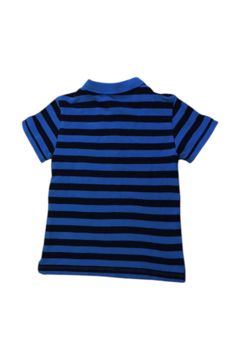 A Blue Short Sleeve Polos from Burberry in size 4T for boy. (Back View)