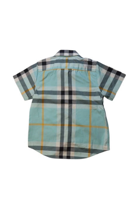 A Multicolour Short Sleeve Shirts from Burberry in size 4T for boy. (Back View)