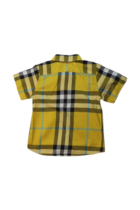 A Multicolour Short Sleeve Shirts from Burberry in size 4T for boy. (Back View)