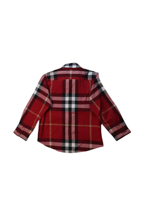 A Multicolour Long Sleeve Shirts from Burberry in size 4T for boy. (Back View)