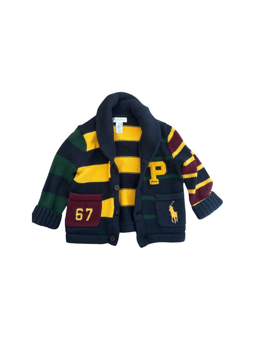 A Yellow Cardigans from Ralph Lauren in size 6-12M for boy. (Front View)