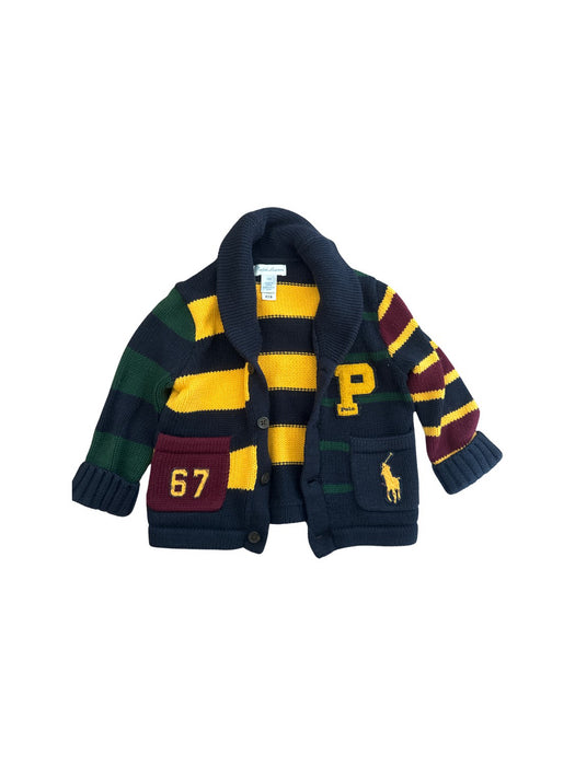 A Yellow Cardigans from Ralph Lauren in size 6-12M for boy. (Front View)