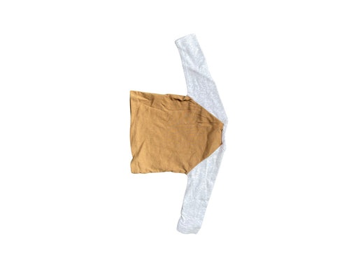A Brown Long Sleeve Shirts from Petit Bateau in size 3-6M for boy. (Front View)