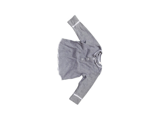 A Navy Long Sleeve Shirts from Petit Bateau in size 3-6M for boy. (Front View)