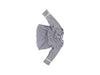 A Navy Long Sleeve Shirts from Petit Bateau in size 3-6M for boy. (Front View)