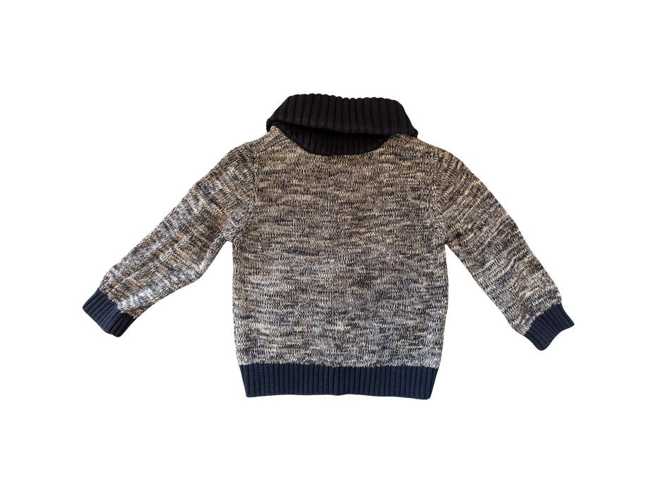 A Navy Cardigans from Seed in size 18-24M for neutral. (Back View)