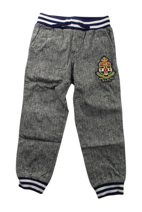 A Black Sweatpants from Polo Ralph Lauren in size 4T for boy. (Front View)
