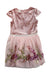 A Pink Short Sleeve Dresses from Monsoon in size 5T for girl. (Front View)