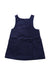 A Navy Overall Dresses from Jacadi in size 6-12M for girl. (Back View)
