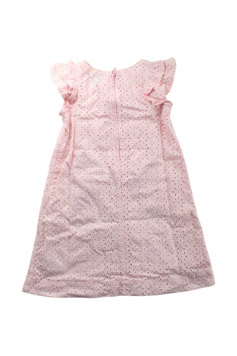 A Pink Short Sleeve Dresses from Polo Ralph Lauren in size 5T for girl. (Back View)