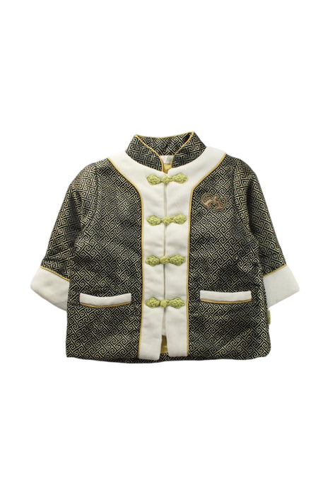 A Multicolour Puffer/Quilted Coats & Outerwear from Mides in size 6-12M for neutral. (Front View)