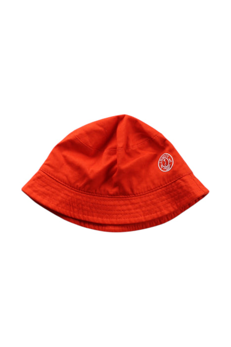 A Red Sun Hats from Jacadi in size O/S for neutral. (Front View)