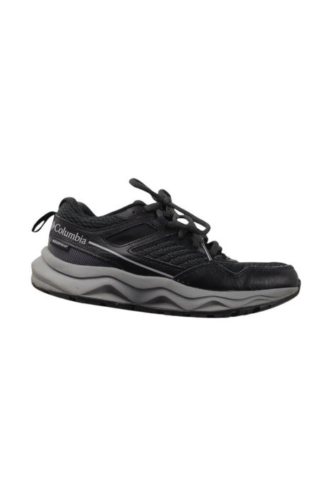 A Black Sneakers from Columbia in size 11Y for neutral. (Front View)