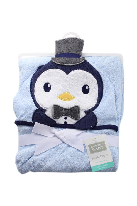 A Blue Towels from Hudson Baby in size O/S for neutral. (Front View)