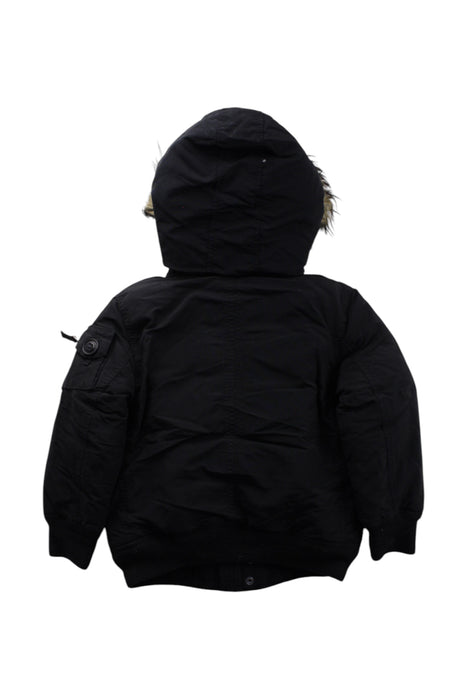 A Black Puffer/Quilted Coats & Outerwear from Polo Ralph Lauren in size 5T for boy. (Back View)