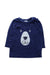 A Navy Long Sleeve T Shirts from Seed in size 3-6M for neutral. (Front View)