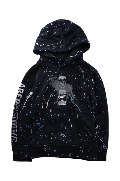 A Black Hooded Sweatshirts from Abercrombie & Fitch in size 5T for neutral. (Front View)