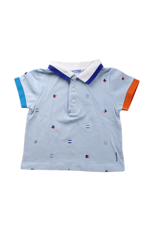 A Multicolour Short Sleeve Polos from Jacadi in size 2T for neutral. (Front View)