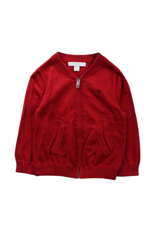 A Red Cardigans from Burberry in size 12-18M for neutral. (Front View)