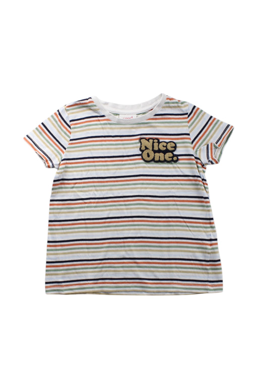 A Multicolour Short Sleeve T Shirts from Seed in size 4T for neutral. (Front View)