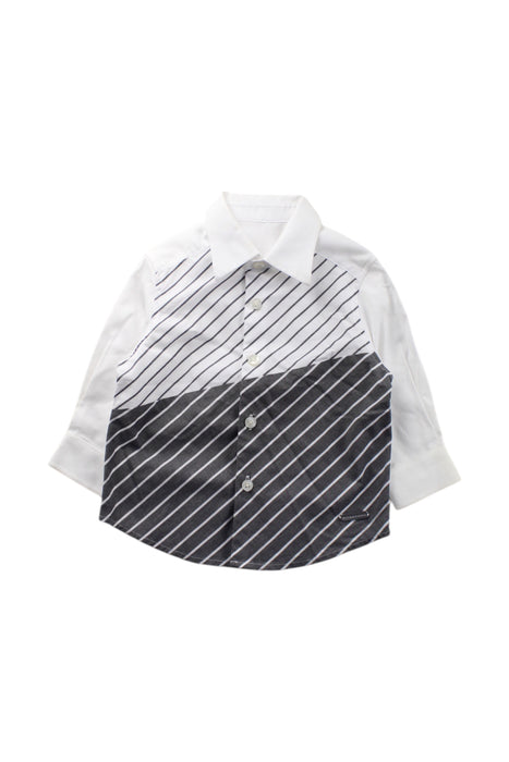 A Black Long Sleeve Shirts from Nicholas & Bears in size 6-12M for neutral. (Front View)