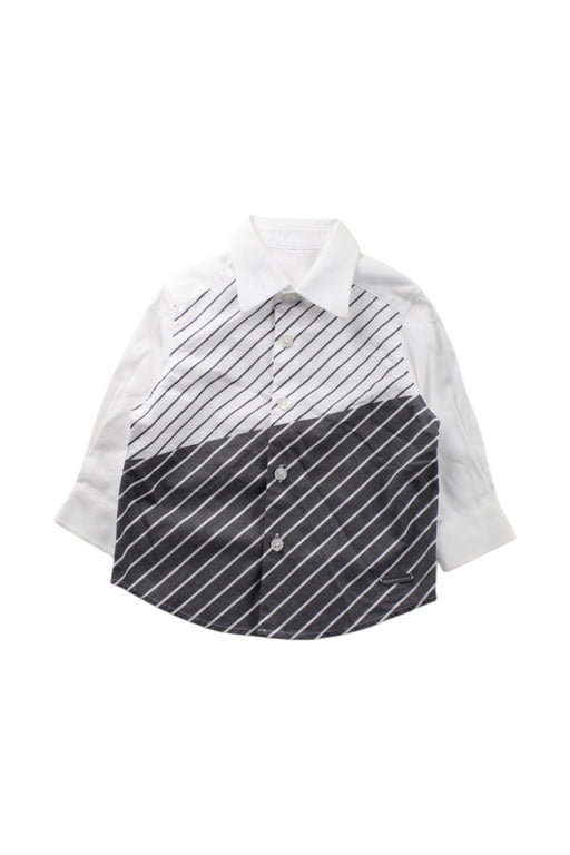 A Black Long Sleeve Shirts from Nicholas & Bears in size 6-12M for neutral. (Front View)
