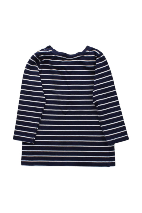 A Navy Long Sleeve Tops from Seed in size 6-12M for neutral. (Back View)