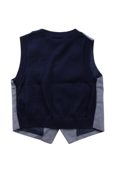 A Grey Dress Up Vests from Nicholas & Bears in size 2T for boy. (Back View)