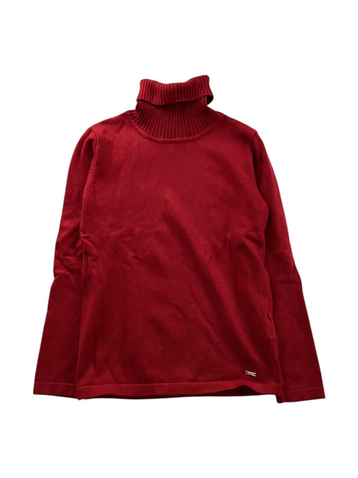A Red Knit Sweaters from Mayoral in size 5T for girl. (Front View)