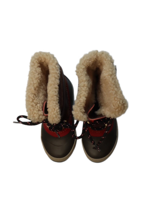 A Multicolour Winter Boots from Burberry in size 4T for girl. (Back View)