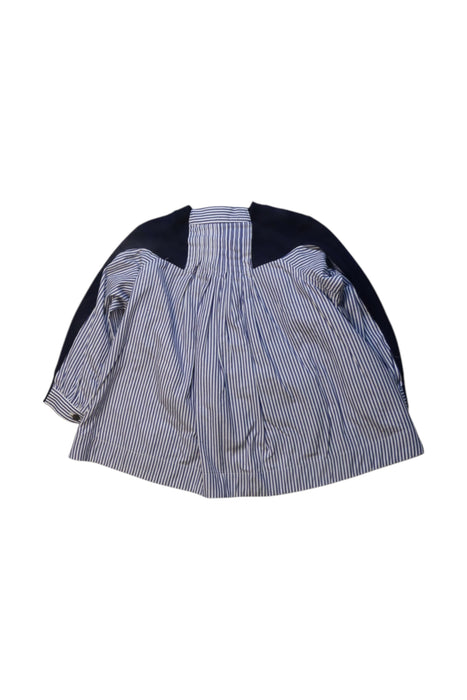 A Navy Long Sleeve Tops from Sacai in size 2T for girl. (Back View)