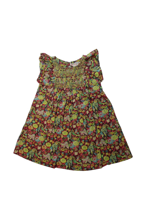 A Multicolour Sleeveless Dresses from Bonpoint in size 4T for girl. (Front View)