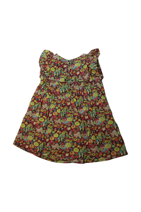 A Multicolour Sleeveless Dresses from Bonpoint in size 4T for girl. (Back View)
