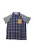 A Blue Short Sleeve Shirts from Fendi in size 6T for boy. (Front View)