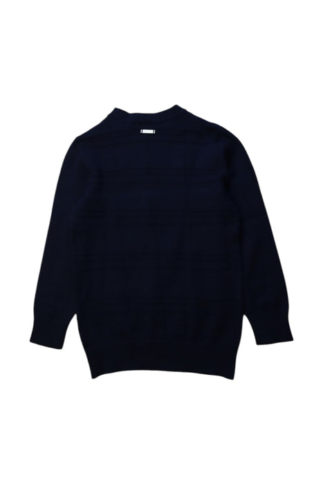 A Navy Knit Sweaters from Ferrari in size 3T for boy. (Back View)
