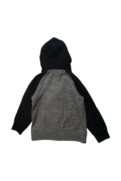 A Grey Zippered Sweatshirts from Roots in size 3T for neutral. (Back View)