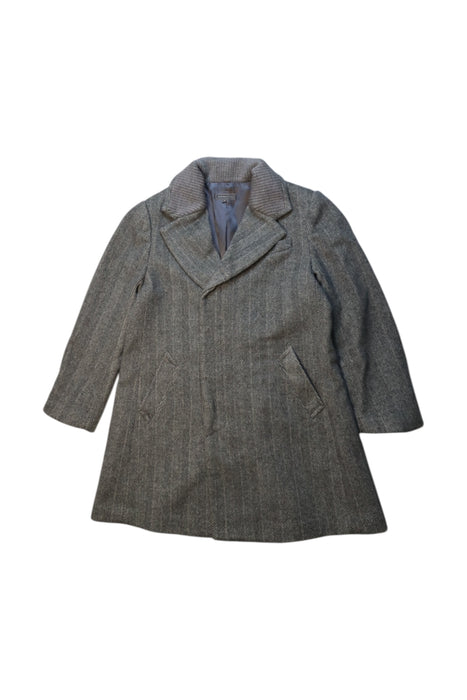 A Grey Coats from Nicholas & Bears in size 6T for boy. (Front View)