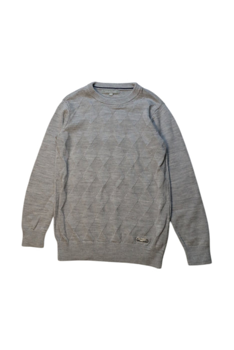 A Grey Knit Sweaters from Nicholas & Bears in size 6T for boy. (Front View)