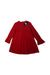 A Red Long Sleeve Dresses from Paz Rodriguez in size 6T for girl. (Front View)