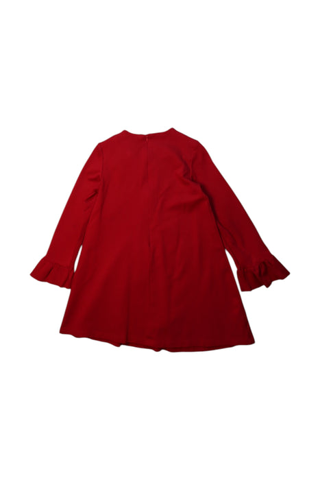 A Red Long Sleeve Dresses from Paz Rodriguez in size 6T for girl. (Back View)