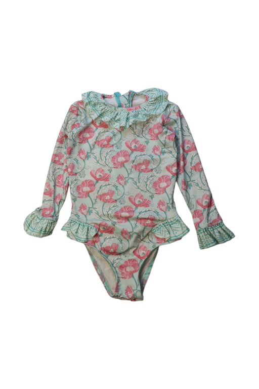 A Multicolour Long Sleeve Bodysuits from Lison in size 3T for girl. (Front View)