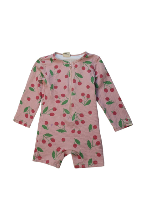 A Pink Swimsuits from Kuling in size 18-24M for girl. (Front View)