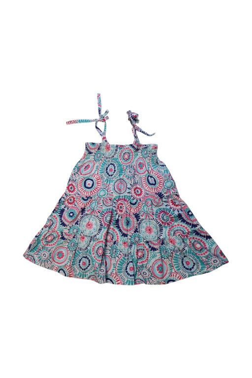 A Multicolour Sleeveless Dresses from Tea in size 18-24M for girl. (Front View)
