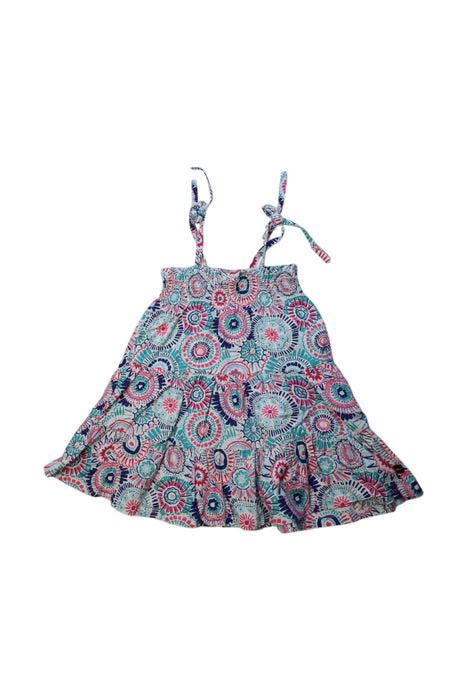 A Multicolour Sleeveless Dresses from Tea in size 18-24M for girl. (Back View)