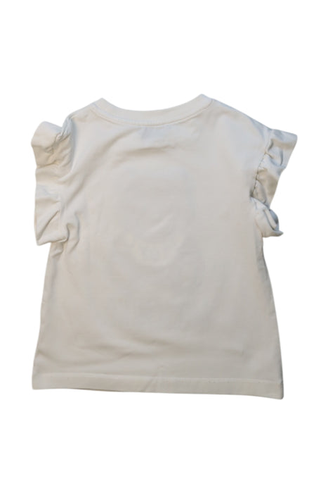 A White Short Sleeve T Shirts from Moschino in size 3T for girl. (Back View)