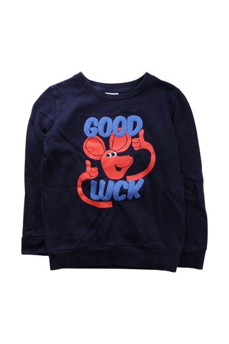 A Navy Crewneck Sweatshirts from Seed in size 7Y for neutral. (Front View)