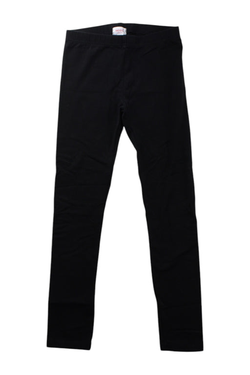 A Black Leggings from Seed in size 8Y for girl. (Front View)